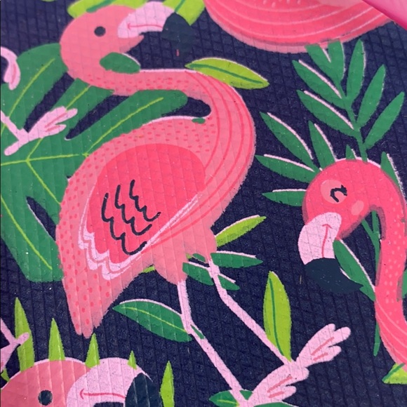 Paris Blues Pink Flamingo Flip Flops - Picture 8 of 9